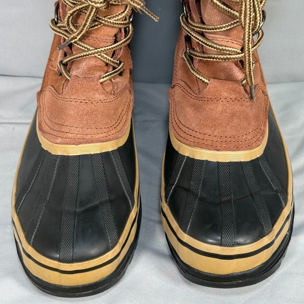 COLEMAN Excursion Series Boots Men‎ 7M Kalmar Winter Brown Leather Lace Up Warm